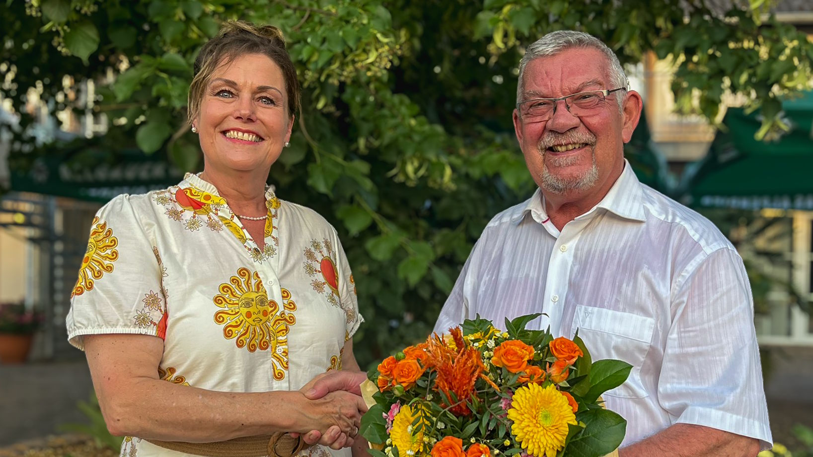 Ulla Ehlenberger und Dr. Heinzbert Hurtmanns